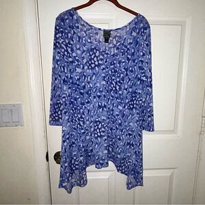 CLARA SUNWOO Lagenlook Asymmetrical Top